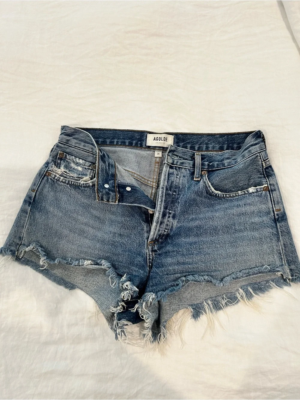 AGOLDE Parker Women's Denim Cutoff Shorts
